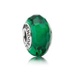 Pandora Autumn Emerald Glass Bead